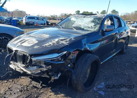 2019 BMW M550I xDrive из США, поврежденный, VIN WBAJB9C56KB464411